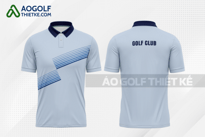 Mẫu áo giải golf CLB Buôn Đôn màu xanh da tròi thiết kế giá rẻ GF331