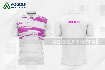 Mẫu áo golf CLB Chương Mỹ màu hồng thiết kế tốt nhất GF392