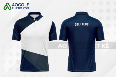 Mẫu áo golf nam CLB Bình Thủy màu xanh tím than thiết kế độc GF325