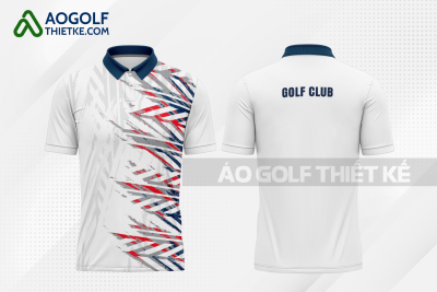 Mẫu áo golf nam CLB Cao Bằng màu trắng thiết kế giá rẻ GF355