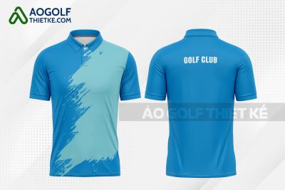 Mẫu áo polo golf CLB Bình Thạnh màu xanh da trời thiết kế đẹp GF324