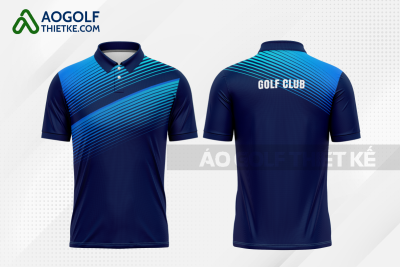 Mẫu áo thi đấu golf CLB Cao Phong màu xanh tím than thiết kế chính hãng GF359
