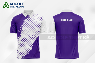 Mẫu áo thi đấu golf CLB Giang Thành màu tím thiết kế tốt nhất GF478