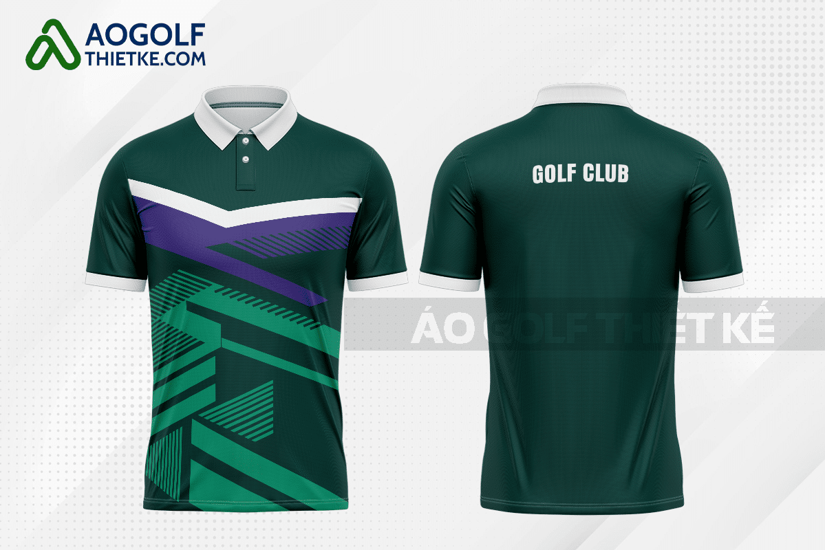 Mẫu đồng phục golf CLB Buôn Ma Thuột màu xanh lá thiết kế nam GF333