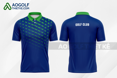 Mẫu đồng phục golf CLB Đạ Tẻh màu xanh tím than thiết kế uy tín GF408