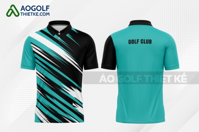 Mẫu đồng phục golf CLB Đam Rông màu xanh ngọc thiết kế tốt nhất GF422