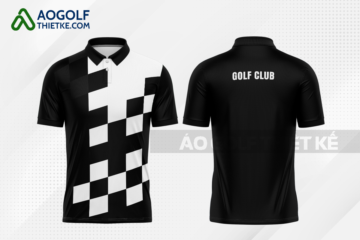 Mẫu đồng phục golf CLB Đô Lương màu đen thiết kế chính hãng GF437