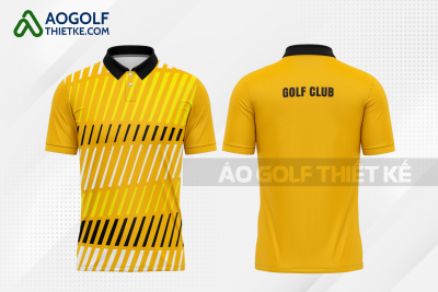 Mẫu quần áo đánh golf CLB Cư M'gar màu vàng thiết kế uy tín GF402