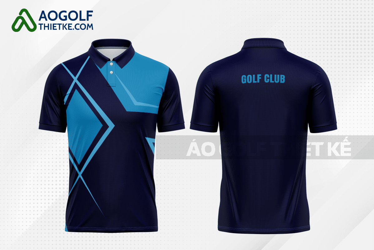 Mẫu quần áo đánh golf CLB Đắk R'lấp màu tím than tự thiết kế GF417