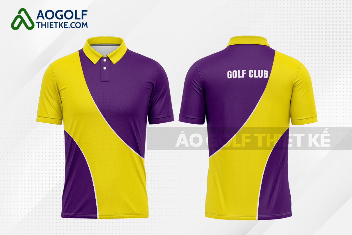 Mẫu quần áo golf CLB Biên Hòa màu tím thiết kế GF311