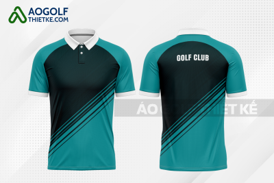 Mẫu quần áo golf CLB Bình Xuyên màu xanh ngọc thiết kế lạ GF326