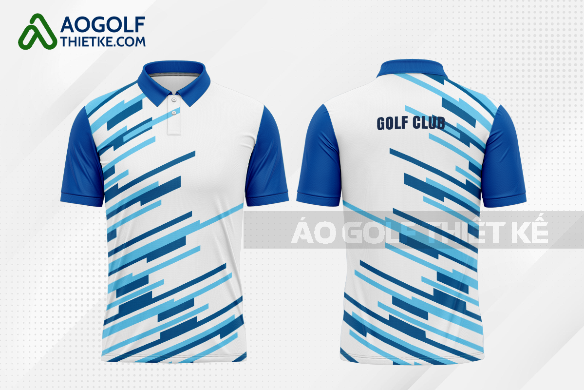 Mẫu quần áo golf CLB Cao Lãnh màu xanh dương thiết kế tốt nhất GF356
