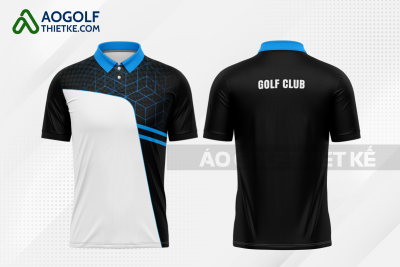 Mẫu quần áo golf CLB Châu Long màu đen thiết kế chính hãng GF371