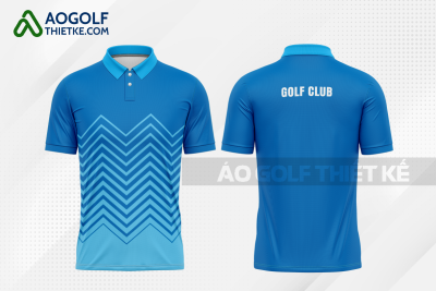Mẫu quần áo golf CLB Chợ Mới màu xanh da trời thiết kế lạ GF386