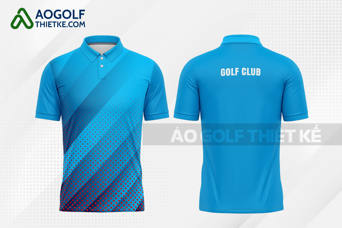 Mẫu quần áo golf CLB Đông Hải màu xanh da trời thiết kế giá rẻ GF445