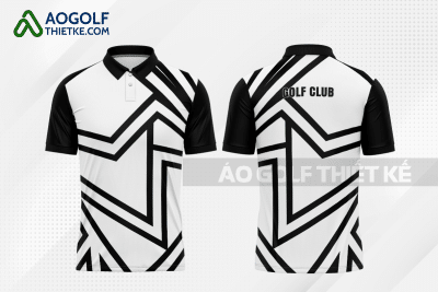 Mẫu trang phục thi đấu golf CLB Bát Xát màu đen thiết kế GF305