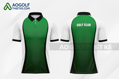 Mẫu trang phục thi đấu golf CLB Bình Minh màu xanh lá thiết kế GF320