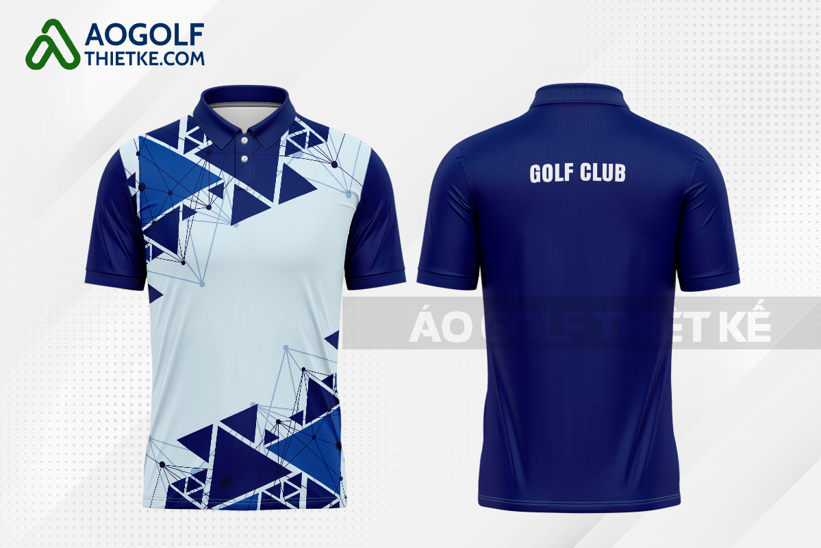Mẫu trang phục thi đấu golf CLB Đại Từ màu xanh tím than thiết kế tốt nhất GF410