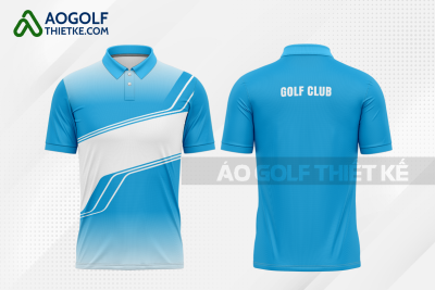 Mẫu trang phục thi đấu golf CLB Đất Đỏ màu xanh da trời thiết kế nữ GF424